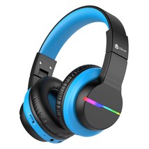 iClever BTH12 Kids Bluetooth Headphones,Colorful LED Lights Wireless Kids Headph - £55.29 GBP