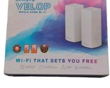 Linksys WHW0302 Velop AC4400 Whole Home Mesh WiFi (White, 2-Pack) New 44... - $102.85