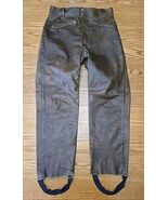 Harley Davidson Vtg 60's Leather Riding Pants Womans Sz 10 Motorcycle Biker - $222.75