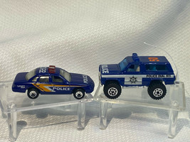 Matchbox 1983 Chevy Blazer 4x4 Truck &amp; 1996  Ford Crown Victoria Police Vehicles - £23.94 GBP