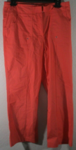 NINE &amp; Company High-Waisted Pants Women&#39;s Size 8 Coral Stretch Relaxed S... - £12.45 GBP
