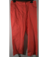 NINE &amp; Company High-Waisted Pants Women&#39;s Size 8 Coral Stretch Relaxed S... - $293.87 MXN