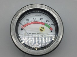 DWYER 2000-500MBAR MAGNEHELIC PRESSURE GAGE 0-500 MILLIBARS 35PSIG- 200... - $29.00