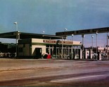 Vtg Chrome Postcard Laytonville Healdsburg CA Wittke&#39;s Chevron Service S... - $11.83