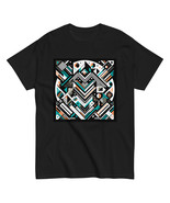 Stylish Geometric Pattern Art T-Shirts: Modern Design Meets Casual Wear - £13.06 GBP+