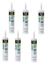 DAP Alex Painter&#39;S All-Purpose Acrylic Latex Caulk White 10.1 Oz. (6-PACK) - £487.47 GBP