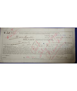 Vintage Reams Brothers Kalamazoo MI Promise To Pay Note 1901 - $13.70 CAD