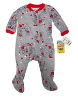 Valentine’s Day Mickey Mouse Unisex Blanket Sleeper Size 3-6 Months New - $9.89