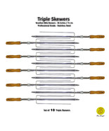 Triple - Set of 10 Brazilian Skewers for BBQ 28" - Professional Grade - $271.60