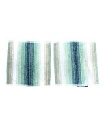 Tommy Bahama Solana Stripe Wash Clothes Set Of 2 11” Blue Green Nautical... - £17.21 GBP