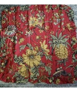 Pottery Barn Corday Floral Sham Euro 26x26 Red Organic 100% cotton msrp ... - £18.32 GBP