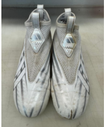 ADIDAS KIDS US SIZE 3 FREAK FOOTBALL CLEATS WHITE SILVER - $29.69