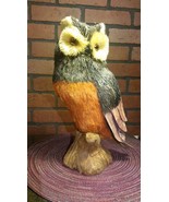 Husk/Straw Owl - 13&quot; Tall - Perfect for Fall NWT The Bloom Room - Tall - $35.85