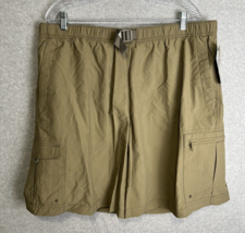 Columbia Cascade Creek II Men&#39;s Water Shorts XL Tan Brown UPF 50 NEW - £21.92 GBP