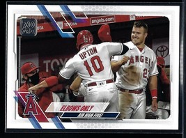 2021 Topps Series 1 #166 - Elbows Only - Angels - Air High Five - Trout / Upton - £1.75 GBP