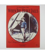 Sheet Music When the Bugle Calls WWI Patriotic Military Burtch Antique 1... - £39.95 GBP