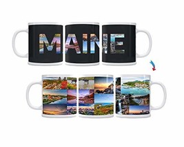 Color Changing! State Landscapes ThermoH Exray Ceramic Coffee Mugs (Stat... - $12.73