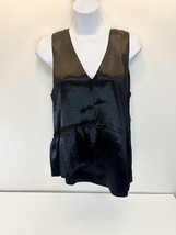 Womens Kenzie Sleeveless V Neck Top Size Medium Dark Brown Blouse Layered Shirt - £11.01 GBP