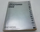 1985 Honda Accord Fabbrica Servizio Manuale – Originale Negozio Riparazione - $19.40