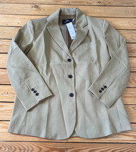 urban outfitters NWT $99 WoMen’s Button up Suit jacket Blazer size S tan D3 - £26.03 GBP