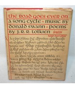 J.R.R. Tolkien THE ROAD GOES EVER ON A SONG CYCLE 1967 First Printing HC... - £99.15 GBP