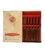 Vintage Regent Sheffield Forever Sharp Stainless Steel Steak Knife Set S... - $24.74