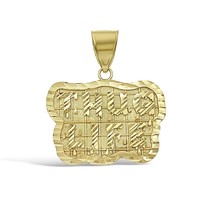 Real 10k Gold Thug Life Pendant Charm 1.5&quot; - $573.21