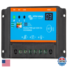 Victron Energy Bluesolar Pwm-Light 12/24-Volt 5 Amp Charge Controller - $44.69