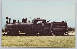 Cass West Virginia Cass Scenic Railroad Train Pacific Coast Shay Engine Postcard - £11.42 GBP