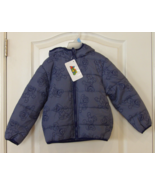 Dream Wave Super Mario Revisible Long Sleeve Hooded Jacket BLUE Boy&#39;s Sz... - $21.29