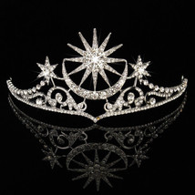 Royal Tiara Setting 20 ct Diamond Metal 925 Sterling Silver - £366.45 GBP