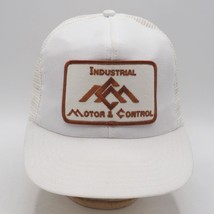 Mesh Snapback Trucker Farmer Hat Cap Industrial Motor Control Patch Vintage - £43.08 GBP