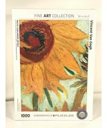 Eurographics Puzzle Game Vincent Transporter Gogh Twelve Sunflowers 1000... - £28.24 GBP