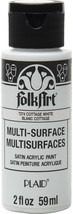 FolkArt Acrylic Paint 2oz-Cottage White - £9.19 GBP