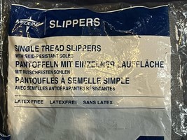 Medline Slippers Single Tread Slippers With Skid Resistant Soles - $4.32 CAD