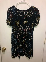 Urban Outfitters Kimchi Blue Floral Mini Dress Size XS 2 Small Pockets - £12.65 GBP