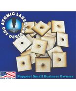 MDF Square Bases with 5mm Magnet Holes Many Sizes Available FAST SHIPPING - $2.99