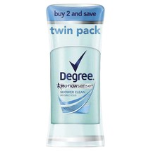 4 Packs Degree Women Shower Clean Invisible Solid Deodorant - 2.6 oz - £31.25 GBP