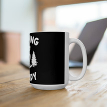 Customizable Camping Mug | &quot;Camping is My Therapy&quot; | Ceramic 15oz - $20.60