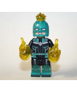 Minifigure Custom Toy Figure Captain Marvel Blue Outfit - $9.11 CAD