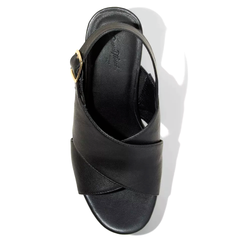 Universal Thread Damen Naomi Holz Schwarz Keilabsatz Memory Foam Innensohle 6.5 Item image 3