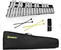 Ennbom 30 Notes Foldable Glockenspiel Xylophone Vibraphone, 4 Mallets). - $72.93