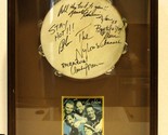 Framed 1980s The Nylons Photo and Autographed Tambourine  - £235.76 GBP