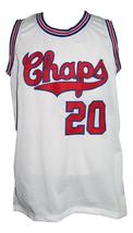 Manu Ginobili #20 Dallas Chaps Retro Basketball Jersey New Sewn White Any Size image 4