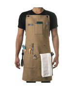 BBQ and Work Apron with Bottle Opener and Hand Towel - Durable 10oz Cott... - €104,82 EUR