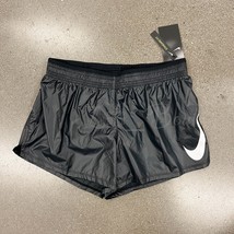 NWT Nike DB4354-010 Women Swoosh Running Shorts Lined Standard Fit Black... - £19.65 GBP