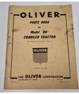 VTG OLIVER Parts Book for Model &quot;BD&quot; Crawler Tractor Nos. 5D000 UP  Oct ... - $21.77