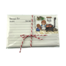 Suzy&#39;s Zoo Recipe Cards Ollie Marmot and Mom Vintage Set of 7 RC5231 - $146.70 MXN