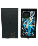 Burga Phone Case for iPhone 13 Pro Blue Multicolored Marble - £13.55 GBP