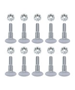 1 1/4&quot; Carriage Bolts And Nuts Sets Replacement For Overhead, Pack Of 10... - $53.44 CAD